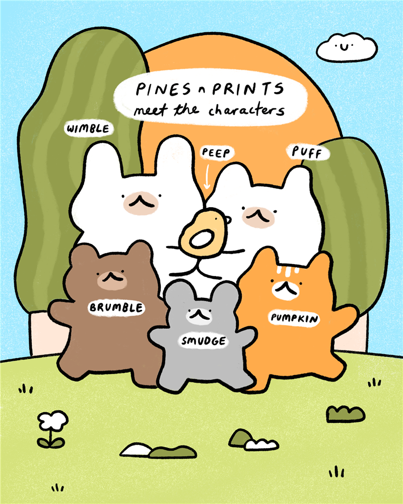 Pines n Prints 角色世界 1